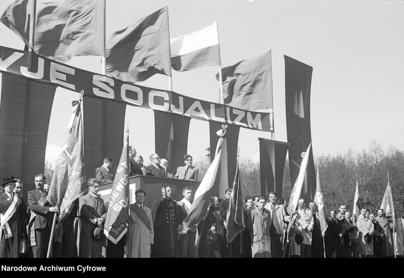 image.from.unit.number "Uroczystości w dniu Święta Ludu Pracującego i pochód pierwszomajowy w Gdańsku"