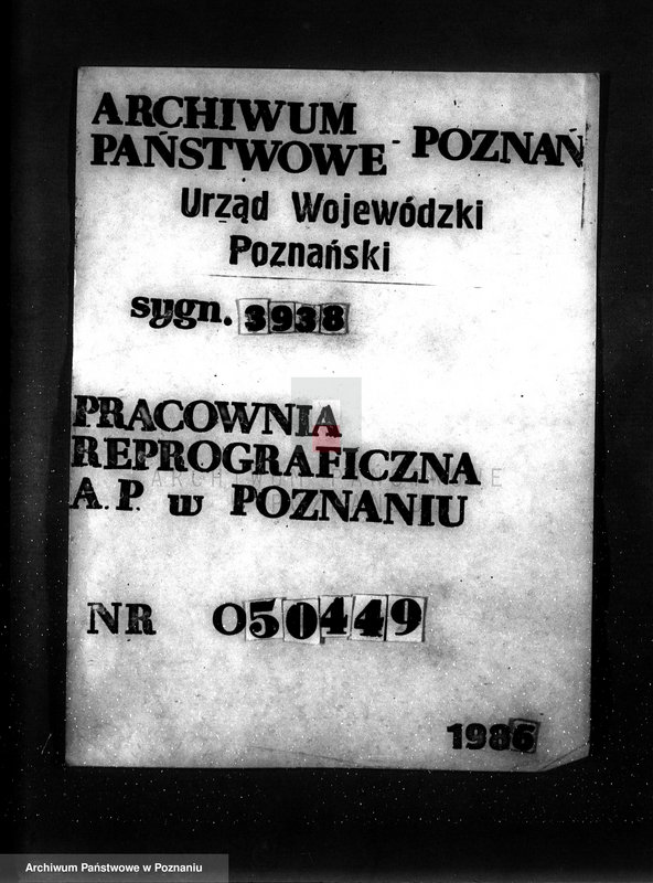 Obraz 1 z jednostki "Sprawa zmiany rodzaju użytkowania gruntów leśnych w majątku Chocim powiat turecki"