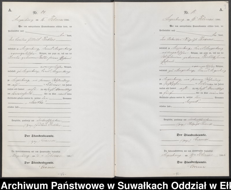 image.from.unit.number "Geburts-Neben-Register des Preussischen Standes-Amtes Angerburg Kreis Angerburg"