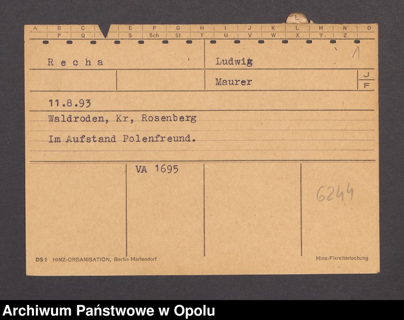 Obraz 3 z jednostki "[Recha Ludwig, ur. 11.8.1893, zam. Waldroden]"