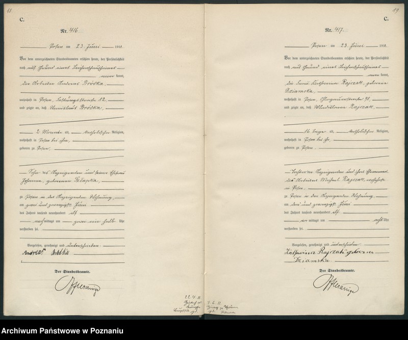 Obraz 12 z jednostki "Księga miejscowa zgonów tom II [Rejestr główny zgonów]"