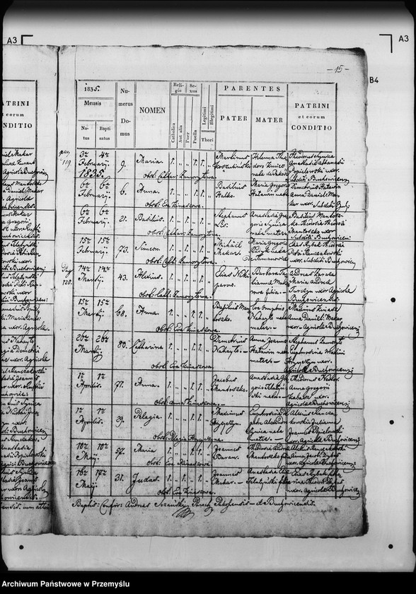 Obraz 20 z jednostki "[Kopie ksiąg metrykalnych parafii Pakość z filiami Buchowice, Czyszki (dekanat Mościska)]"