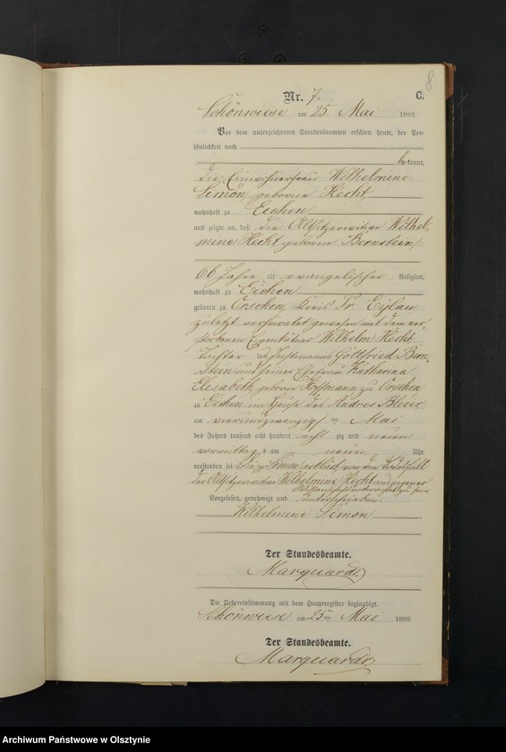 image.from.unit.number "Sterbe-Neben-Register Nr 1 - 27"