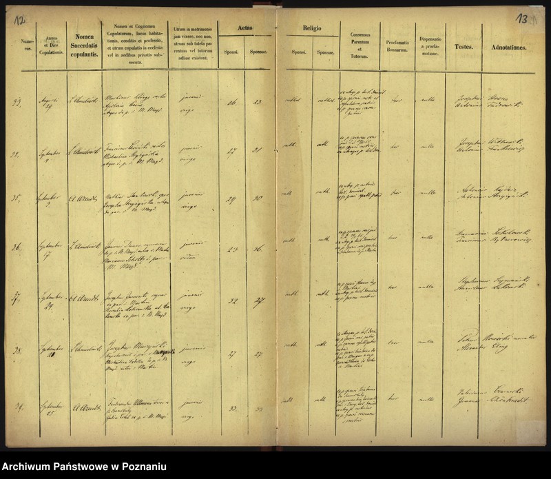 Obraz 9 z jednostki "Księga małżeństw"