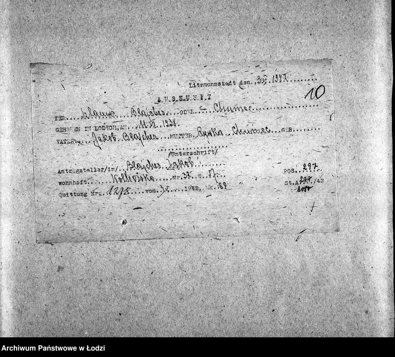 Obraz 13 z jednostki "[Wyciągi z rejestrów urodzin, ślubów i inne]"