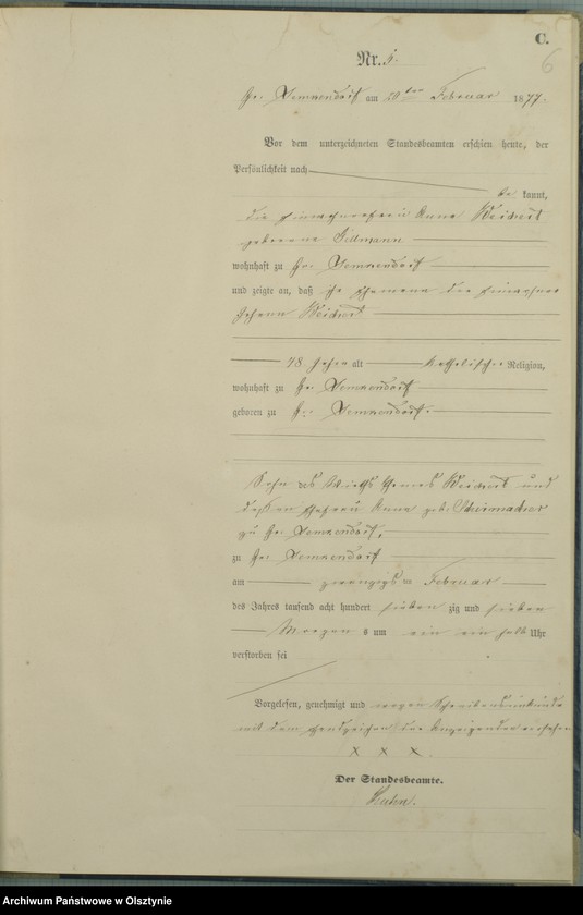 image.from.unit.number "Sterbe-Haupt-Register Nr 1 - 57"