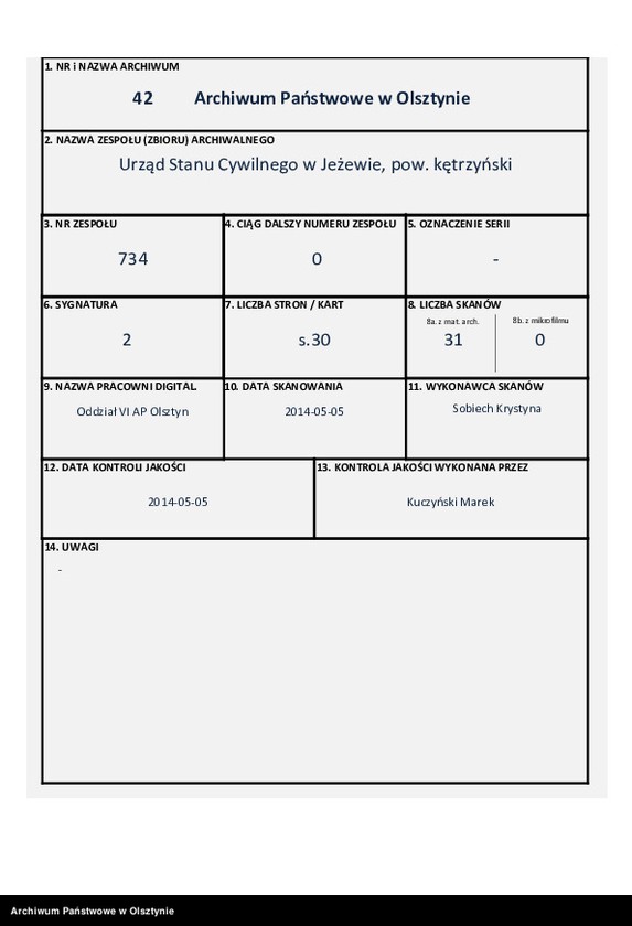 image.from.team "Urząd Stanu Cywilnego w Jeżewie pow. kętrzyński"