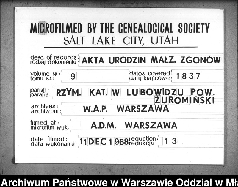 image.from.unit.number "Akta urodzin, małżeństw i zgonów"