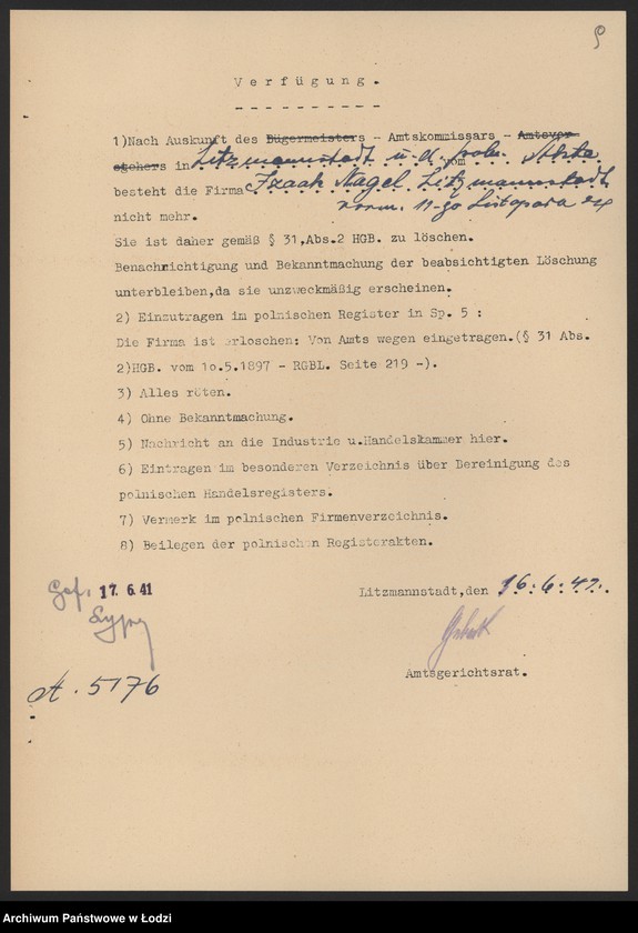 Obraz 11 z jednostki "Izaak Nagel – sprzedaż pończoch"