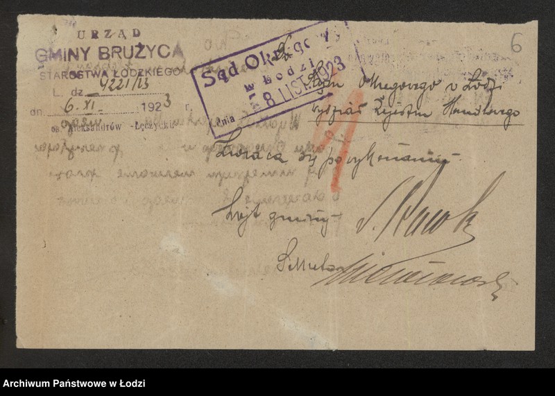 Obraz 8 z jednostki "Mordka Mendel Hoffman- wyrób pończoch"