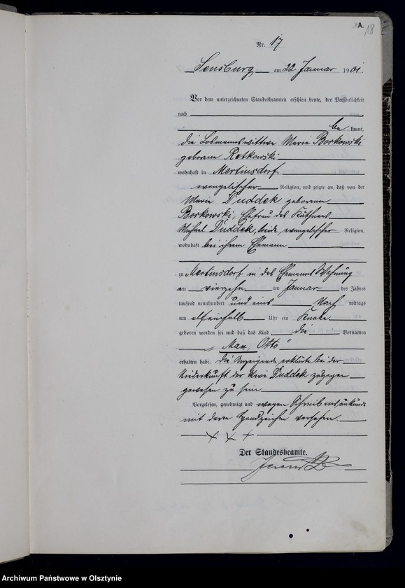 image.from.unit.number "Geburts-Haupt-Register Nr 1 - 354"