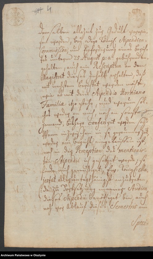 image.from.unit.number "In S. [Sachen] Heinrich Wilhelm Melhorn in causa Stipendi"