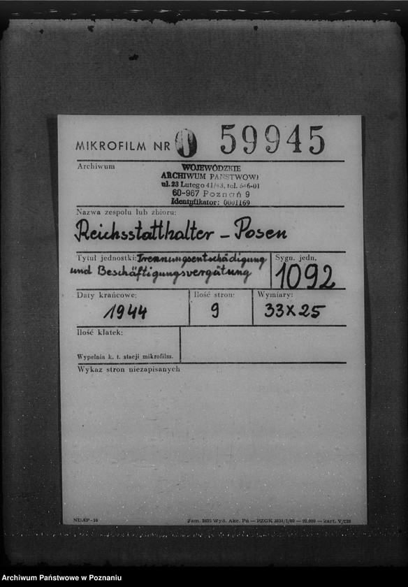 Obraz 2 z jednostki "Trennungsentschädigung und Beschäftigunggsvergütung"