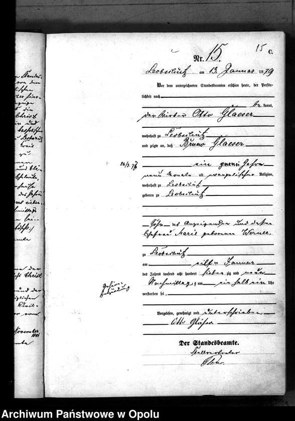 image.from.unit.number "[Urząd Stanu Cywilnego w Głubczycach. Ksiega zgonów za rok 1879]"