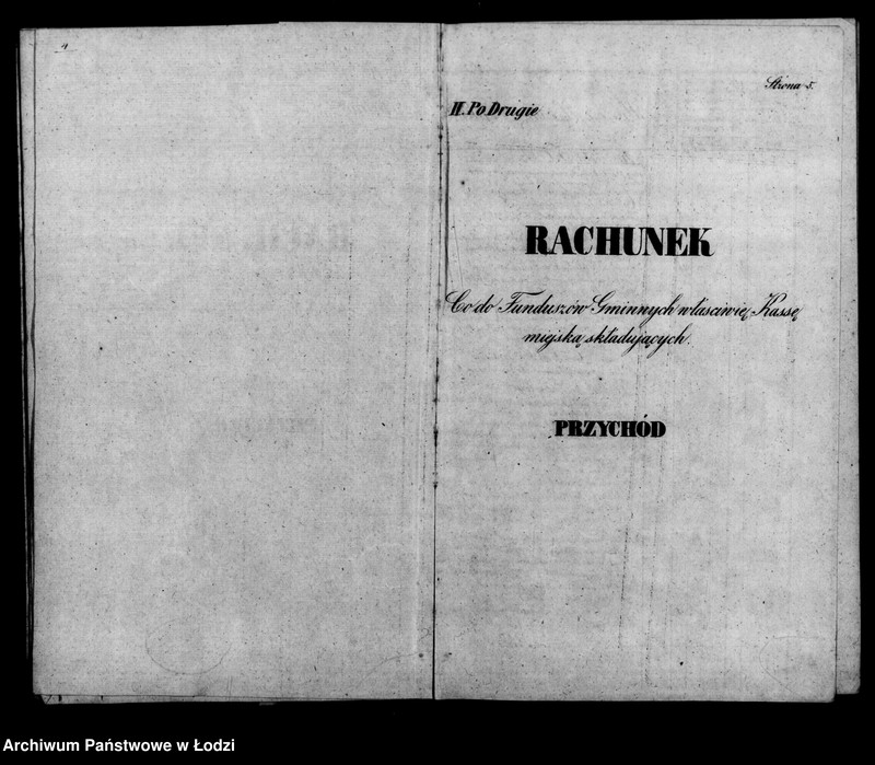 Obraz 8 z jednostki "Rachunek kasy ekonomicznej m. Łodzi za rok 1843"