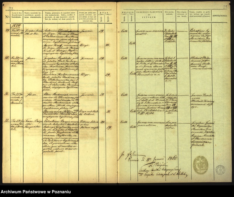 Obraz 14 z jednostki "Księga małżeństw"