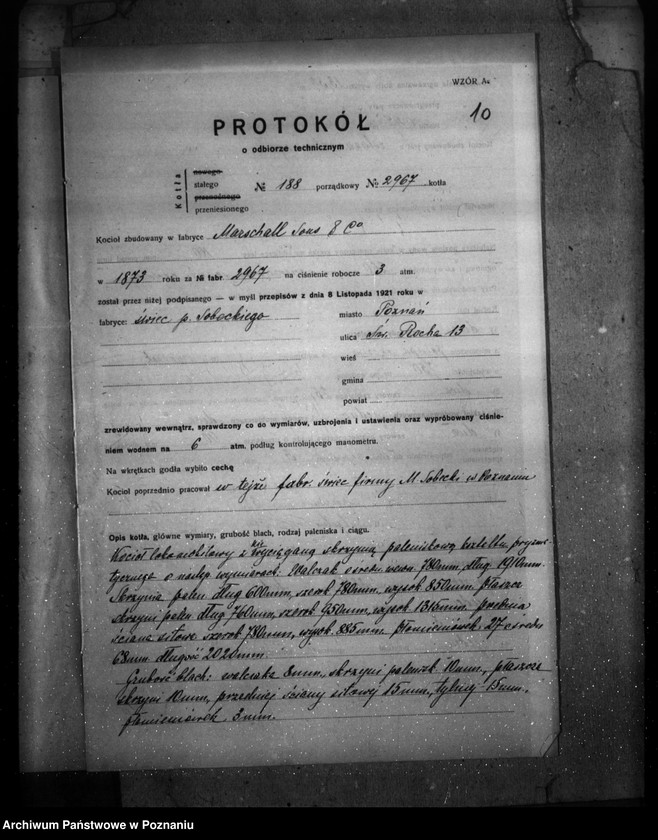 image.from.unit.number "Fabryka wyrobów woskowych M. Sobecki w Poznaniu św. Rocha  nr woj. 690"