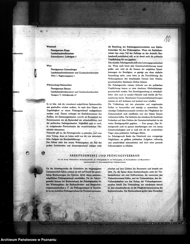 Obraz 14 z jednostki "Arbeitsgewerke (zarządzenia, wzory druków)"