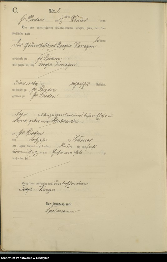 image.from.unit.number "Sterbe-Haupt-Register Nr 1 - 45"