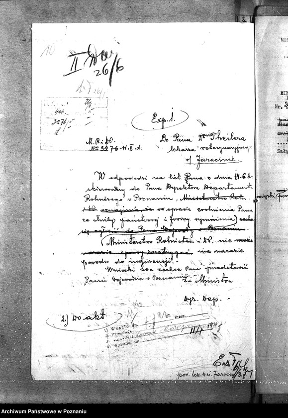 Obraz 15 z jednostki "Pow. lekarz Weterynaryjny Jarocin"