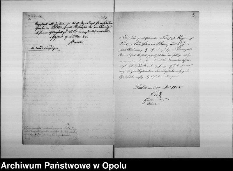 Obraz 6 z jednostki "Acta des Magistrats zu Oppeln betreffend: den in Wahnsinn verfallenen Regierungs-Secretair Baron Ludwig v[on] Schoening"
