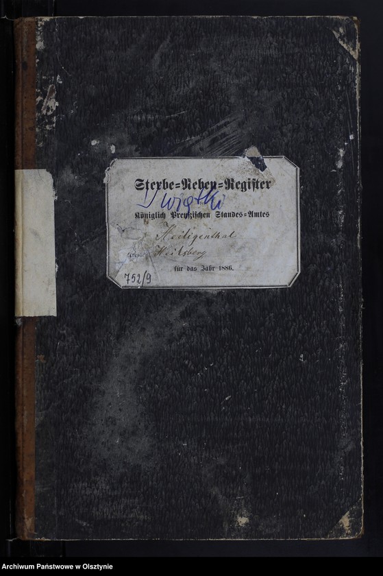 image.from.unit.number "Sterbe-Neben-Register Nr 1 - 39"