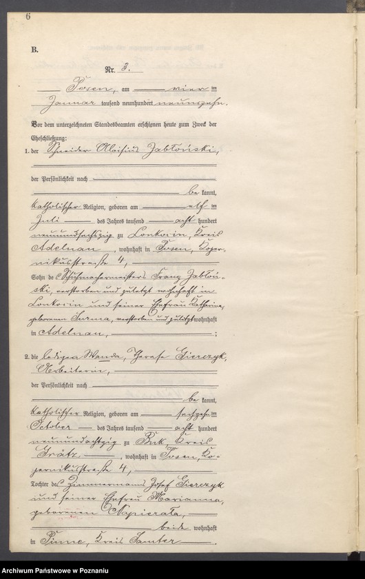 image.from.unit.number "Księga miejscowa małżeństw tom I [Rejestr główny małżeństw]"