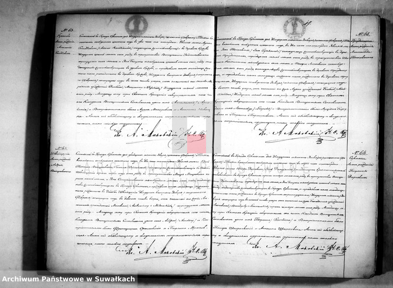 image.from.unit.number "[Akta urodzeń, małżeństw i zgonów parafii rzymsko-katolickiej w Suwałkach]"