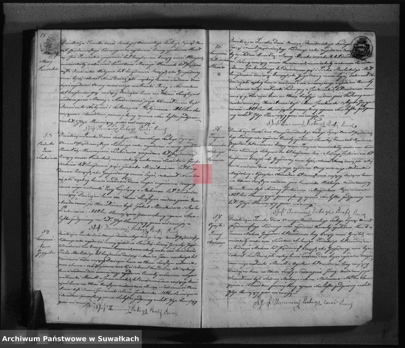 image.from.unit.number "Księga Duplikat urodzonych, zaślubionych i umarłych parafii katolickiej Puńsk na rok 1857"