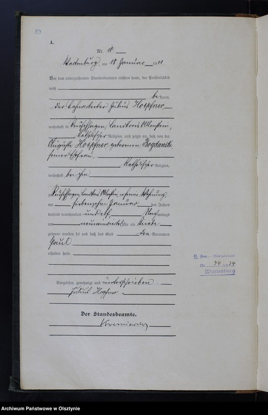 image.from.unit.number "Geburts-Haupt-Register Nr 1 - 166"