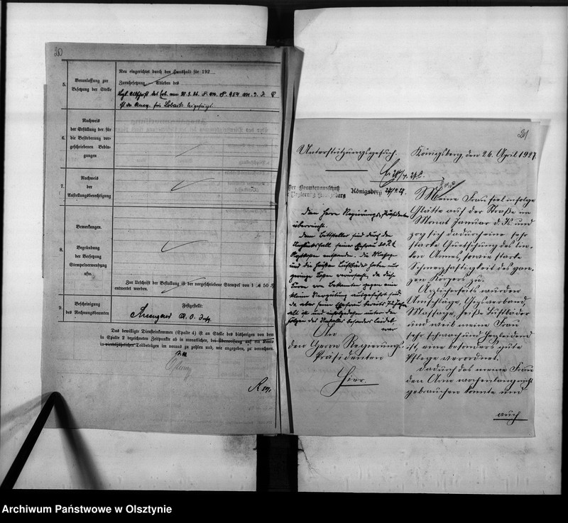 image.from.unit.number "Personal-Akten für den Kanzlei Sekrär Plaumann [Friedrich Karl]"