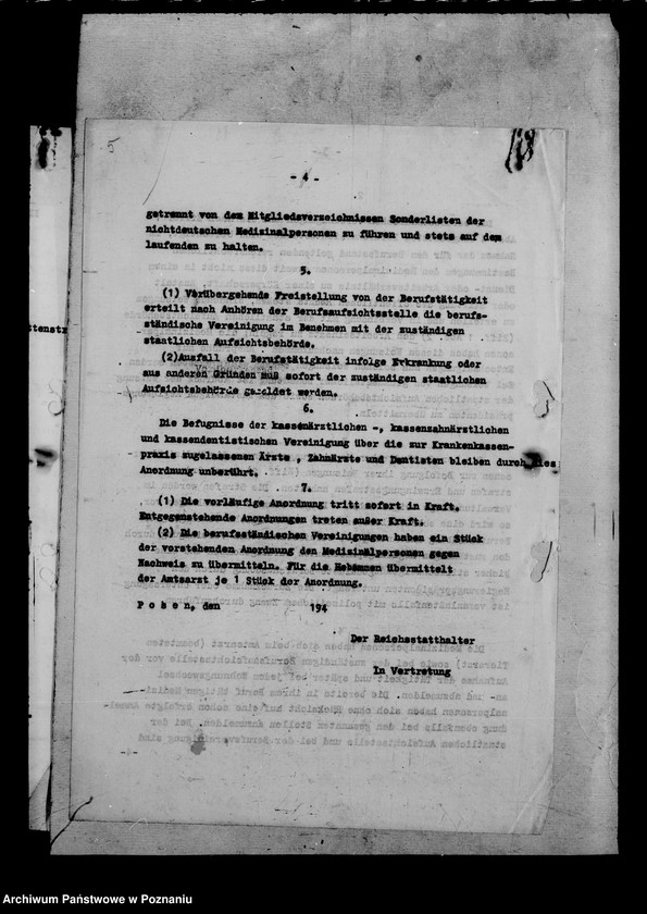 Obraz 9 z jednostki "Aufsicht über nicht deutsche Medizinalpersonen"