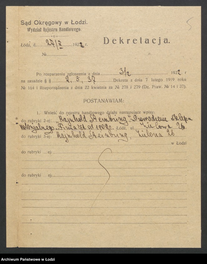 Obraz 7 z jednostki "Rajnchold Sztajnbring - sklep kolonialny"