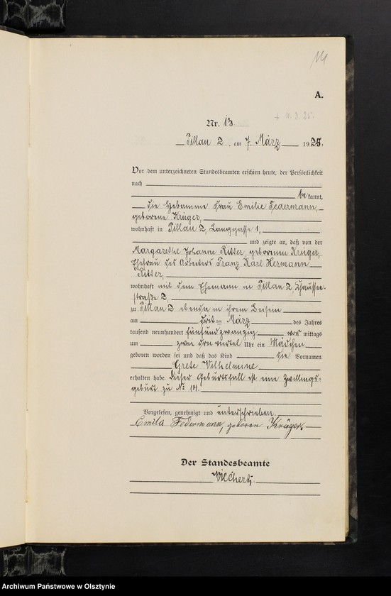 image.from.unit.number "Geburts-Haupt-Register Nr 1 - 91"