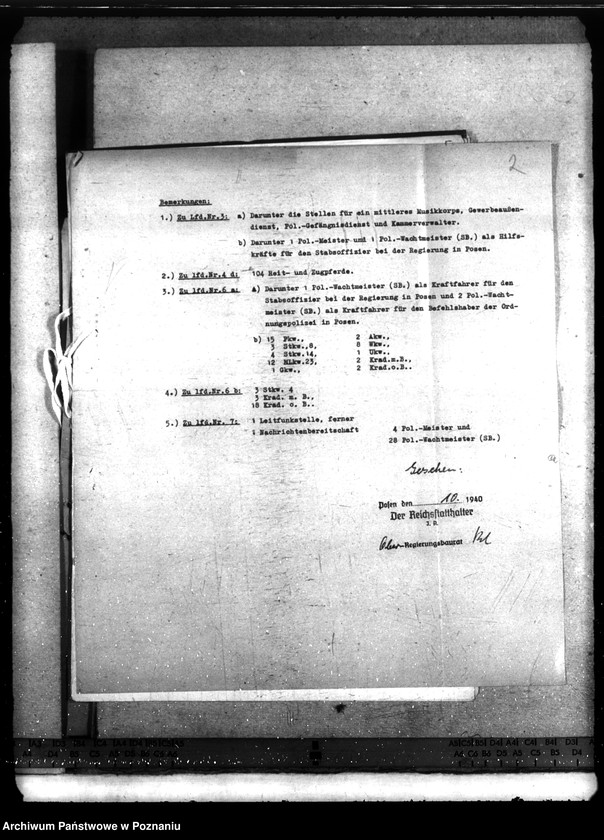 Obraz 8 z jednostki "Neubau. Schutzpolizeikaserne Posen"