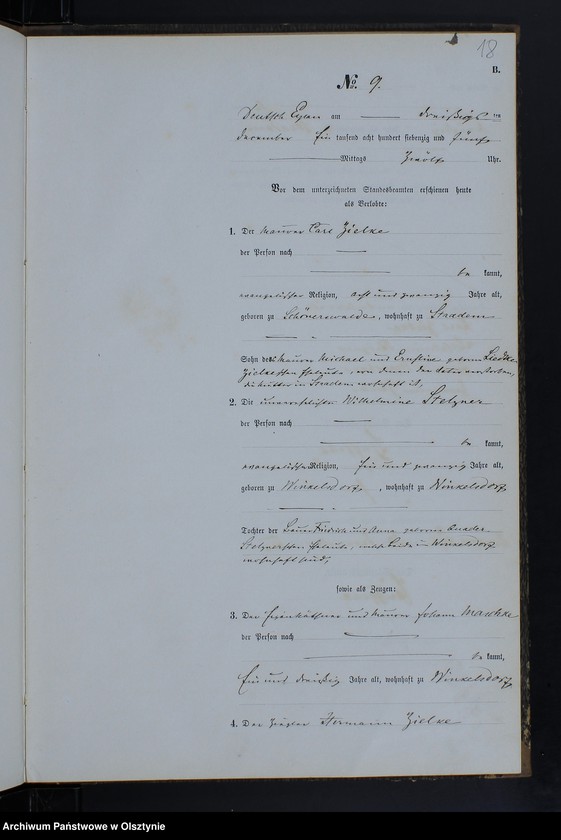 image.from.unit.number "Heiraths-Neben-Register Nr 1 - 9"