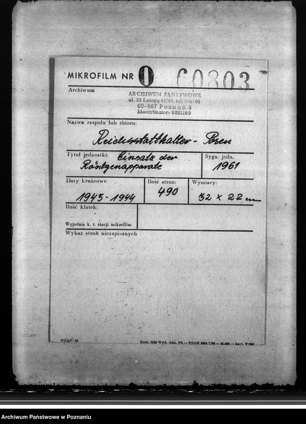 Obraz 2 z jednostki "Einsatz der Röntgenapparte"