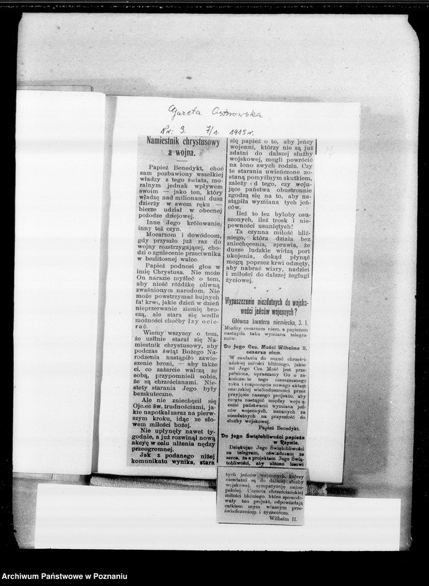 Obraz 11 z jednostki "Wiadomości wojenne z frontu walk [wycinki prasowe]"