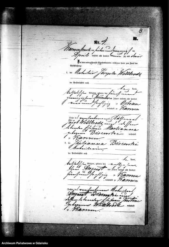 image.from.unit.number "Księga małżeństw"