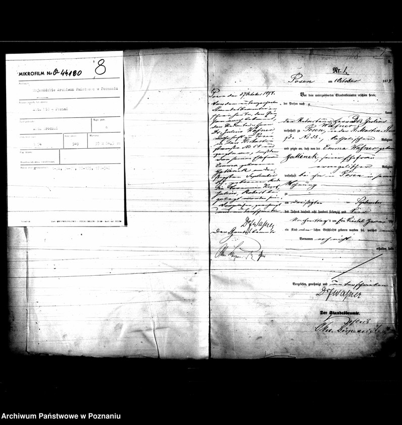 Obraz 2 z jednostki "Księga urodzeń"