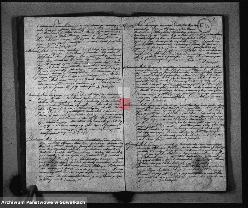 image.from.unit.number "Akta Zeyścia Gminy Filipowskiey od dnia 1 Stycznia do dnia 31 Grudnia 1819"