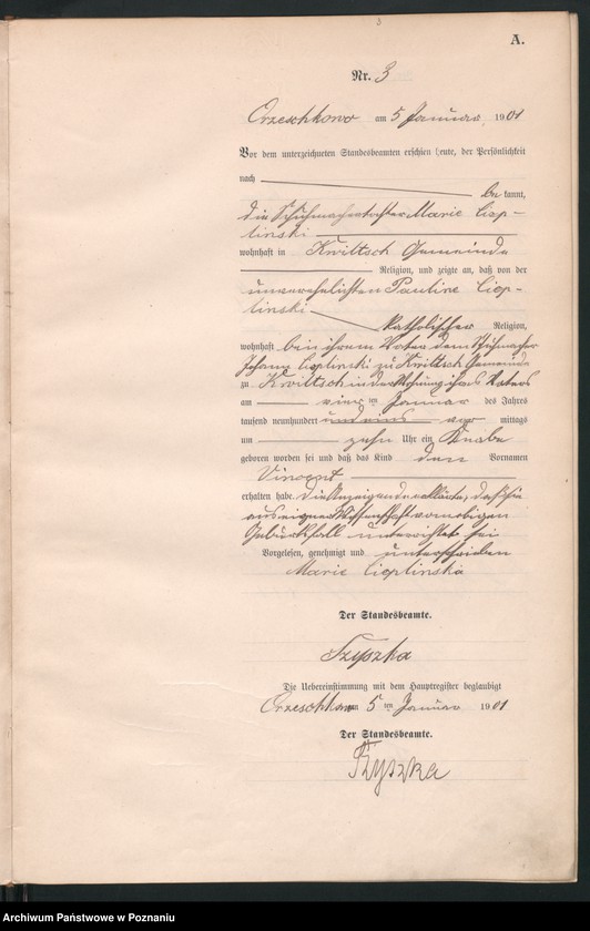 Obraz 6 z jednostki "Geburts-Neben-Register"