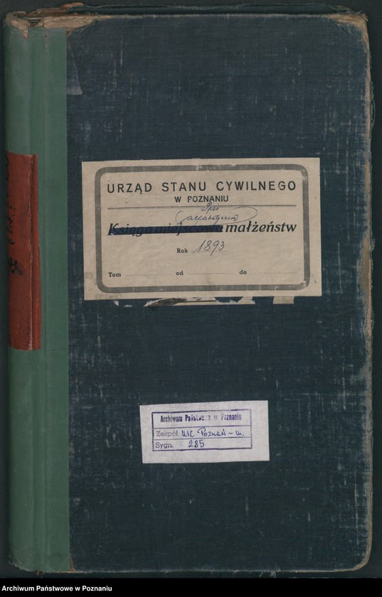 Obraz 2 z jednostki "Spis alfabetyczny małżeństw"