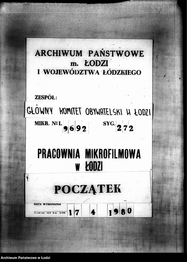 Obraz 1 z jednostki "Więzienie na Milsza [stan sanitarny więzienia, opieka nad chorymi, sytuacja służby więziennej]"