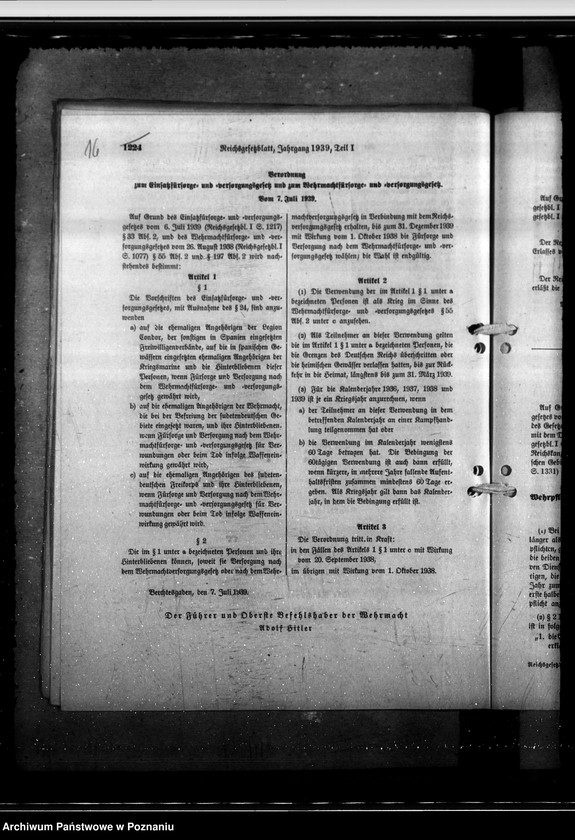 Obraz 20 z jednostki "Gesetz vom 30. 3. 36. mit Durchführungsverordnungen und Ausführungserlassen"