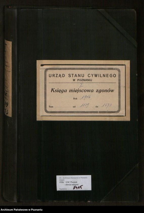 Obraz 2 z jednostki "Księga miejscowa zgonów tom III [Rejestr główny zgonów]"