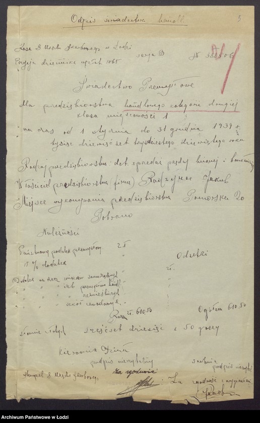 Obraz 5 z jednostki "Jakub Radzyner – sprzedaż przędzy lnianej i bawełnianej"