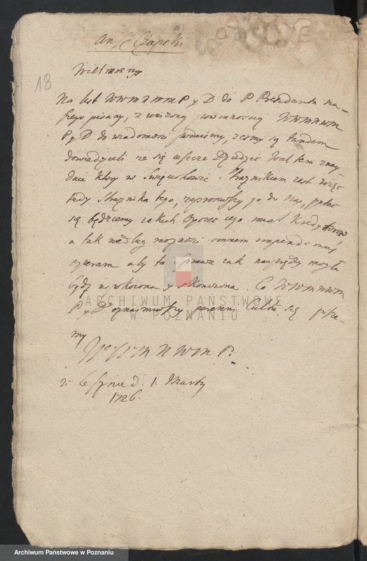 Obraz 19 z jednostki "Księga radziecka - korespondencja; język niemiecki, polski, łaciński"