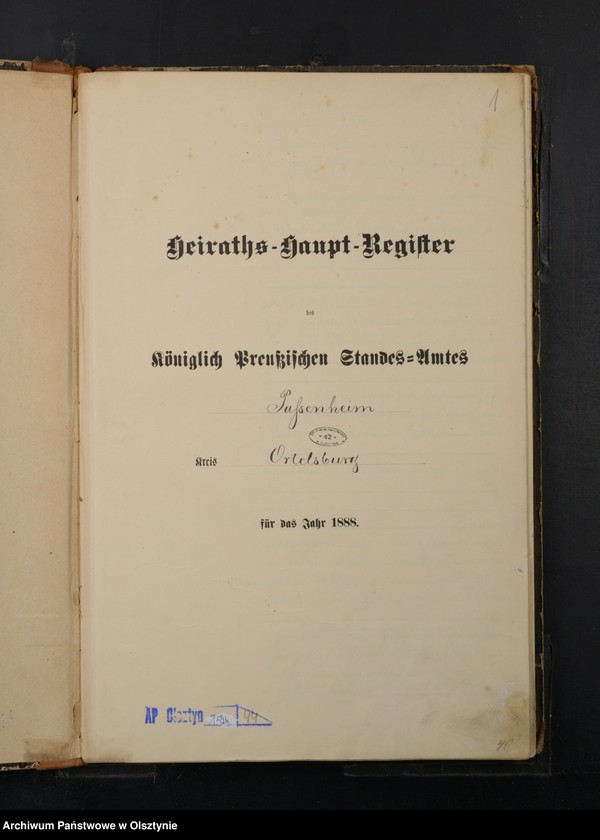 image.from.unit.number "Heiraths-Haupt-Register Nr 1 - 29"