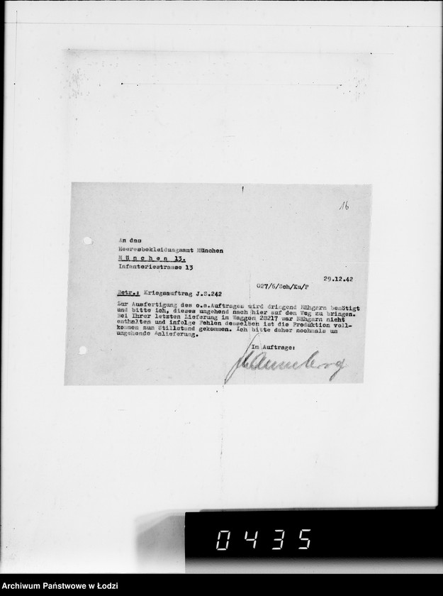 Obraz 20 z jednostki "Ausgehende Tagescopien I 101"